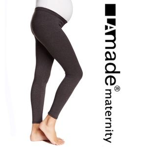 LAmade Adin Under Belly Capri Maternity Leggings